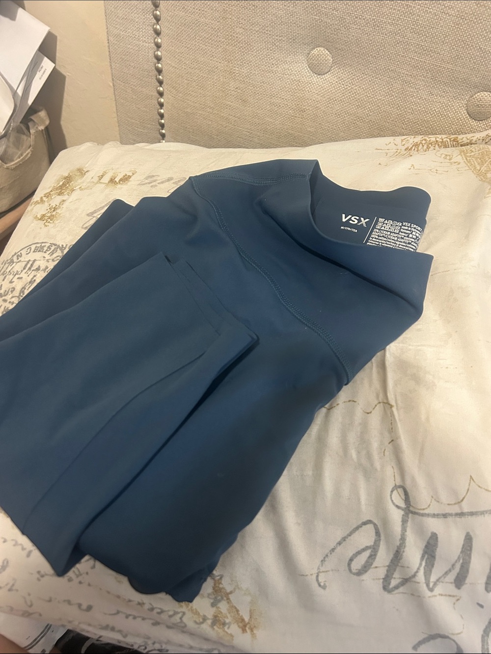 VSX Teal Performance Leggings with Side Pocket